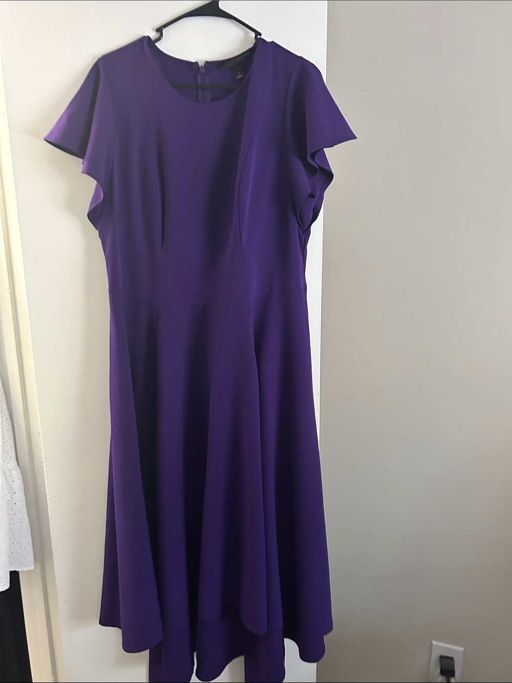 Elegant Purple A-Line Dress